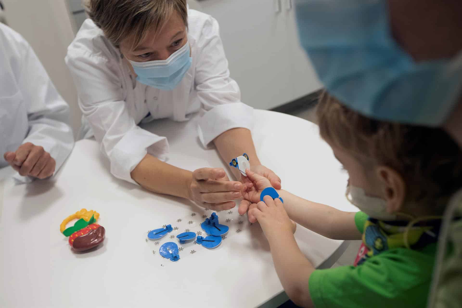 Médicos del Hospital Vall d'Hebron de Barcelona.