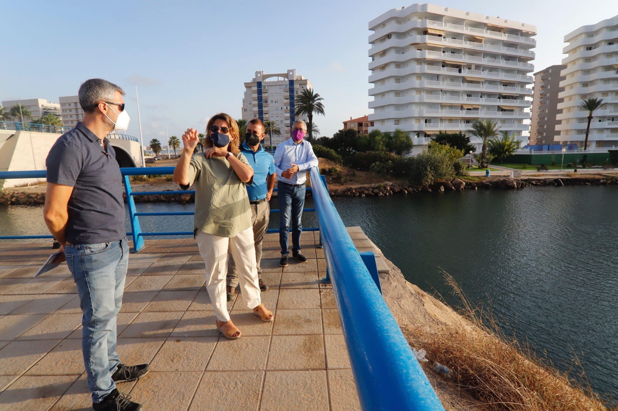 Ribera visita Mar Menor