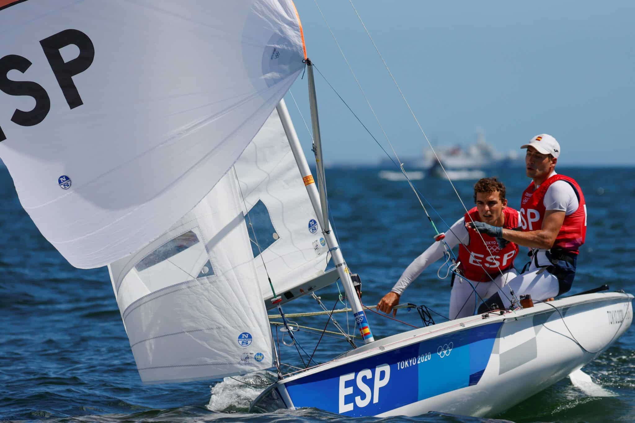 Jordi Xammar y Nico Rodríguez logran el bronce en el 470 de vela