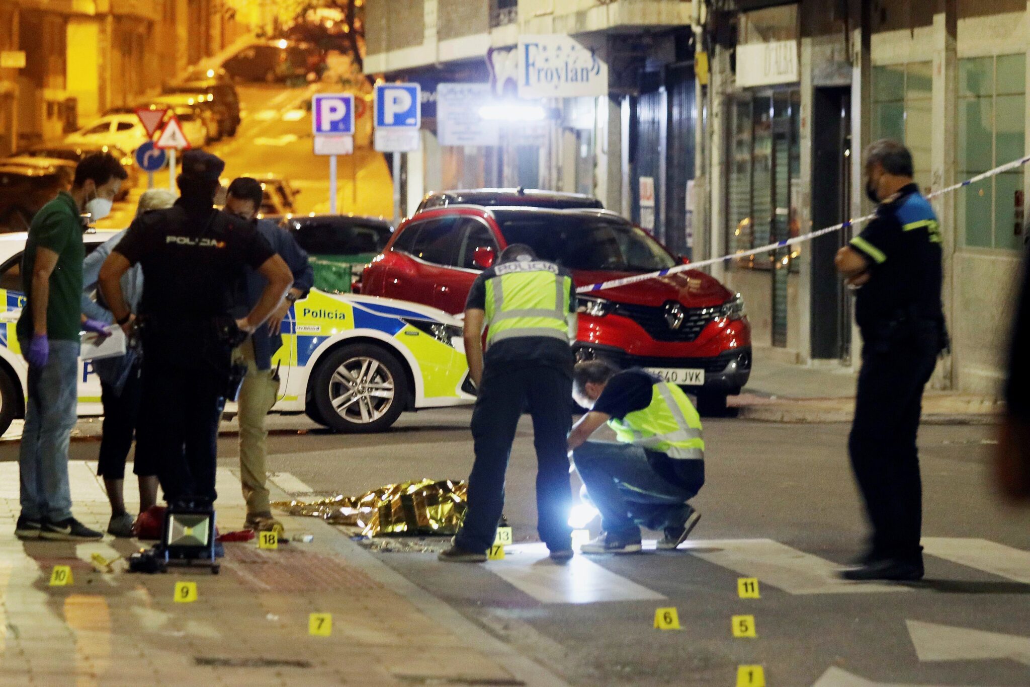 Tiroteo en una calle de Salamanca.