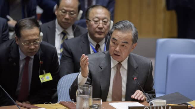 China prepara sus cascos azules para Afganistán El ministro chino de Exteriores, Wang Yi, en la ONU