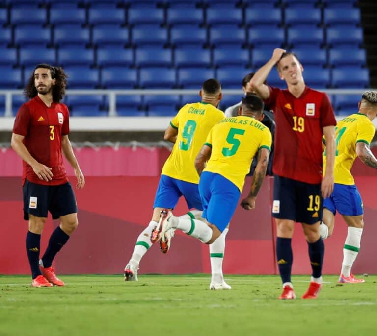 Brasil niega el oro olímpico a España en la prórroga