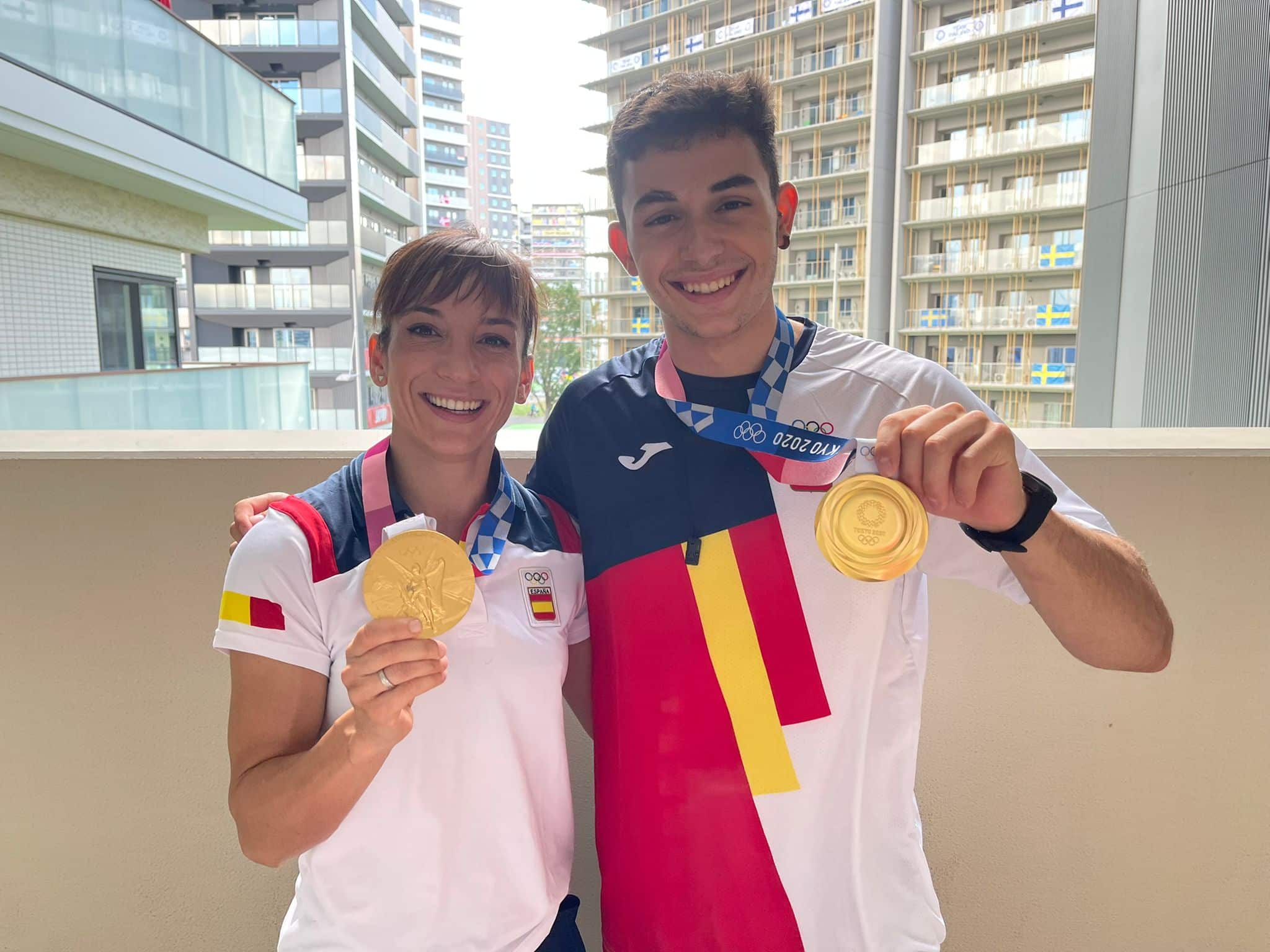 Sandra Sánchez y Alberto Ginés, medallistas de oro en los Juegos de Tokio