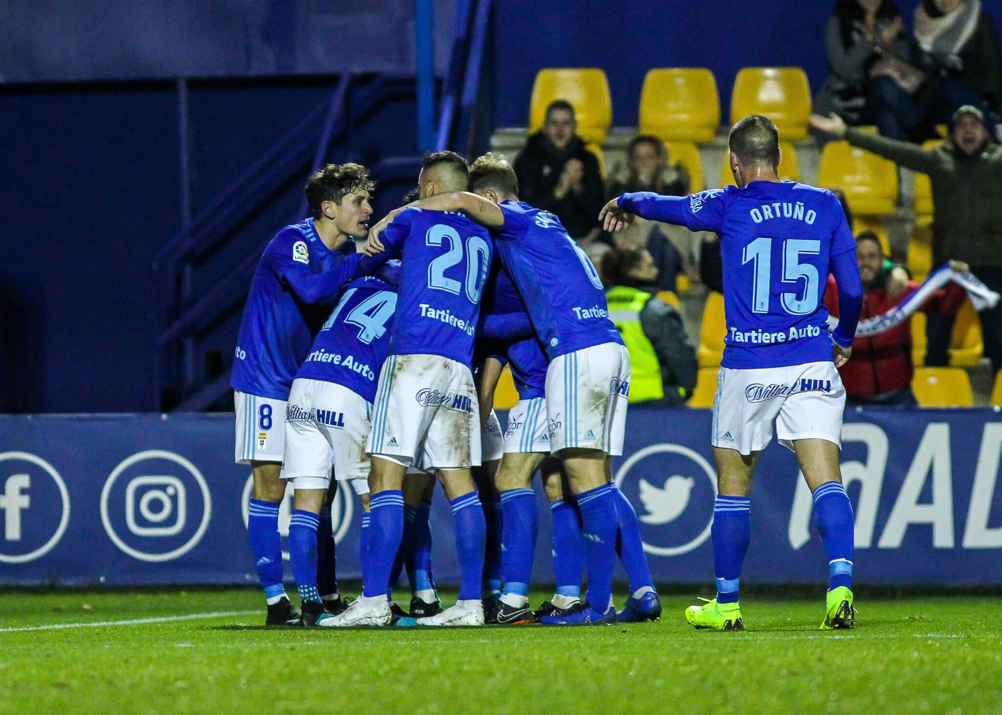 Jugadores del Real Oviedo.