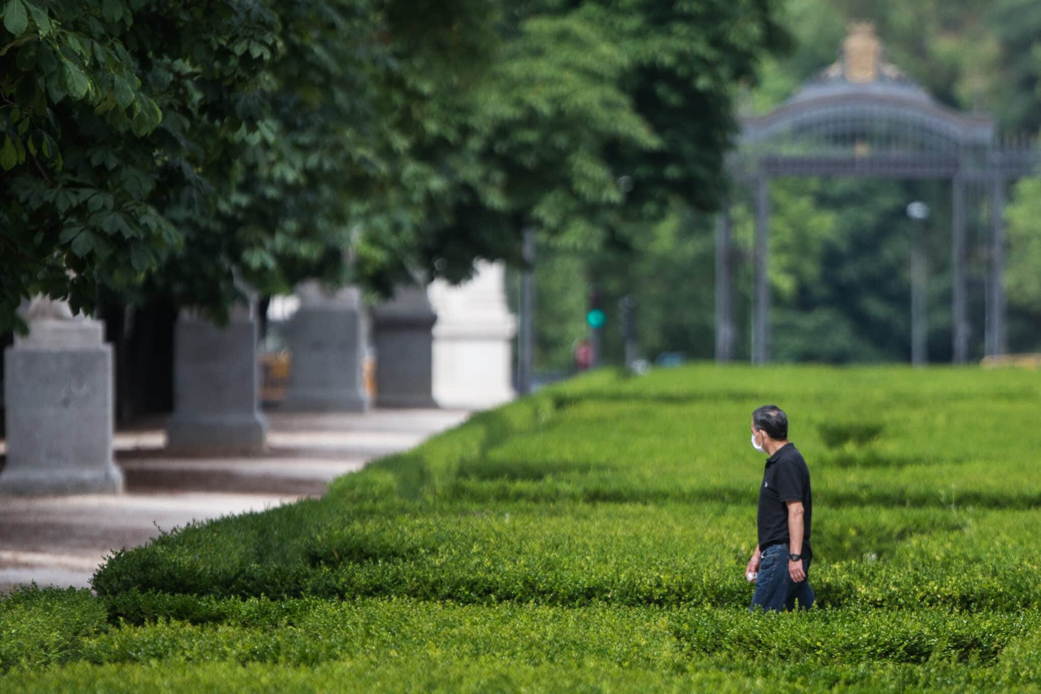 El Retiro y ocho parques de Madrid mantendrán zonas balizadas tras activarse la alerta amarilla por rachas de viento