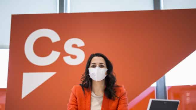 Rueda de prensa de Ciudadanos tras el Comité Permanente La líder de Cs, Inés Arrimadas