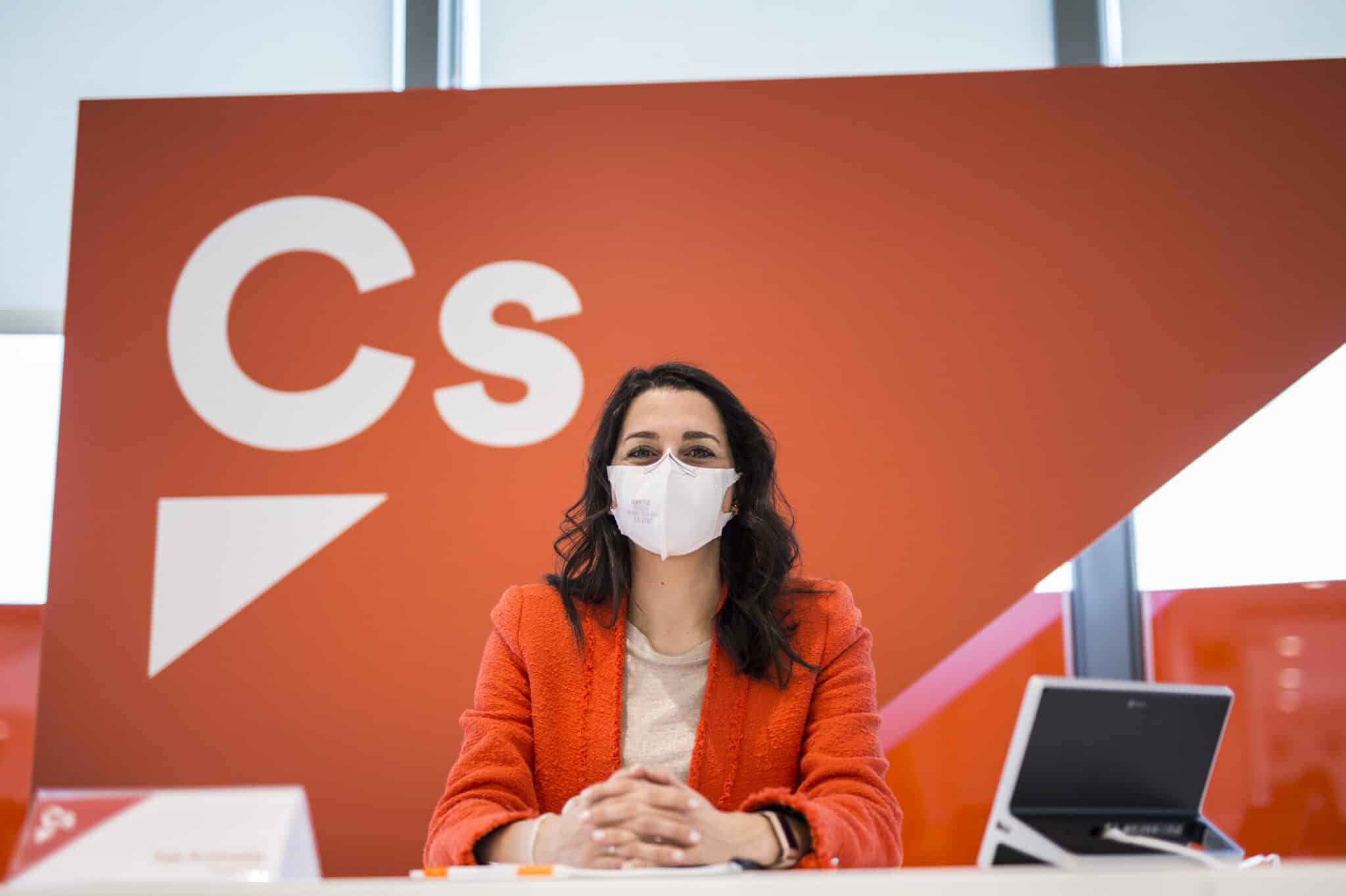 La líder de Cs, Inés Arrimadas