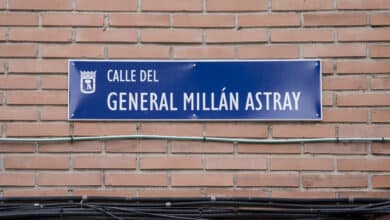 PP, Cs y Vox tumban en Madrid que se cambie el nombre de la calle Millán Astray por el de una maestra republicana