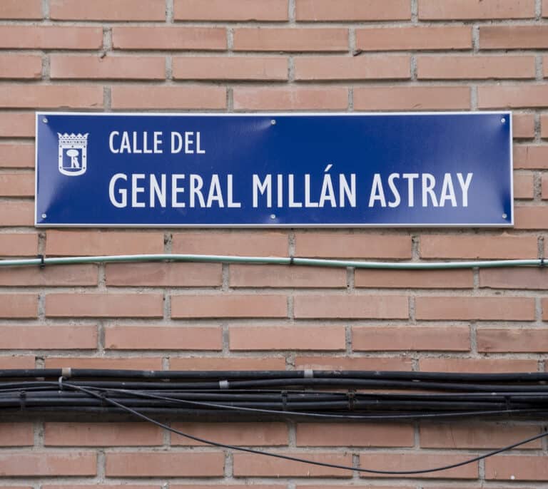 El general Millán Astray regresa al callejero de Madrid entre las críticas de Más Madrid y Podemos