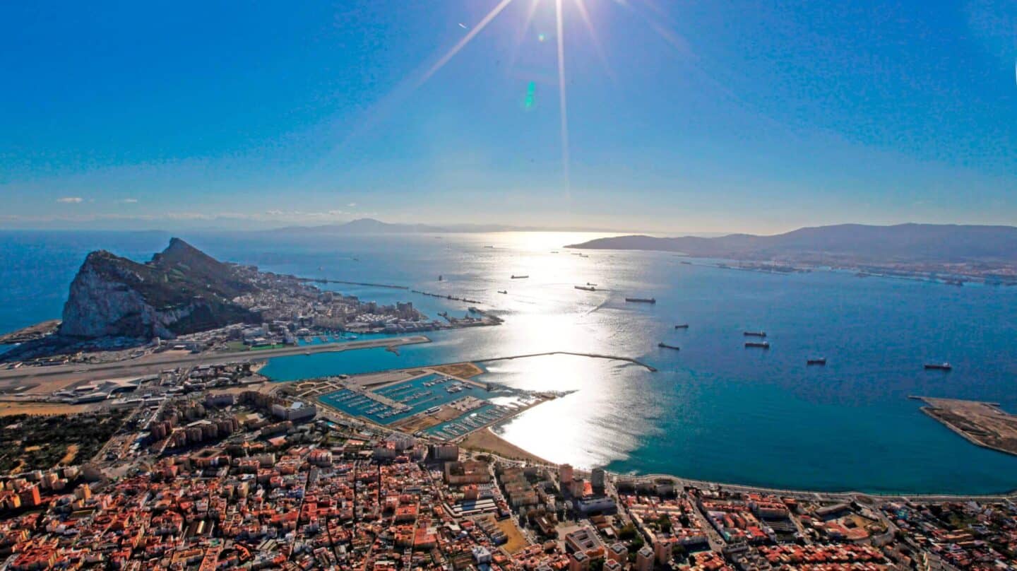 Vista aérea de La Línea de la Concepción