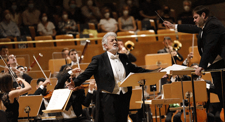 Plácido Domingo y Leo Nucci, Premios Bellini D'Oro 2021