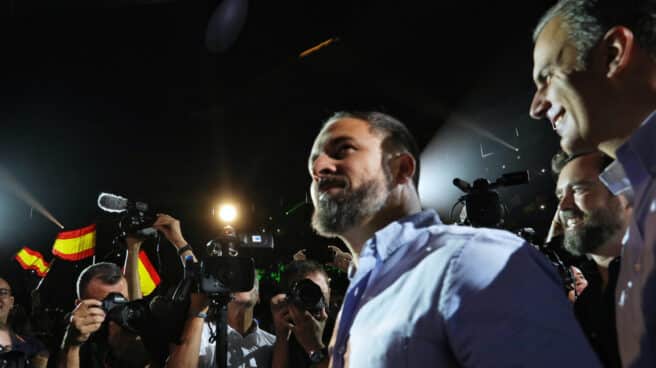 El presidente de Vox, Santiago Abascal. El presidente de Vox, Santiago Abascal.