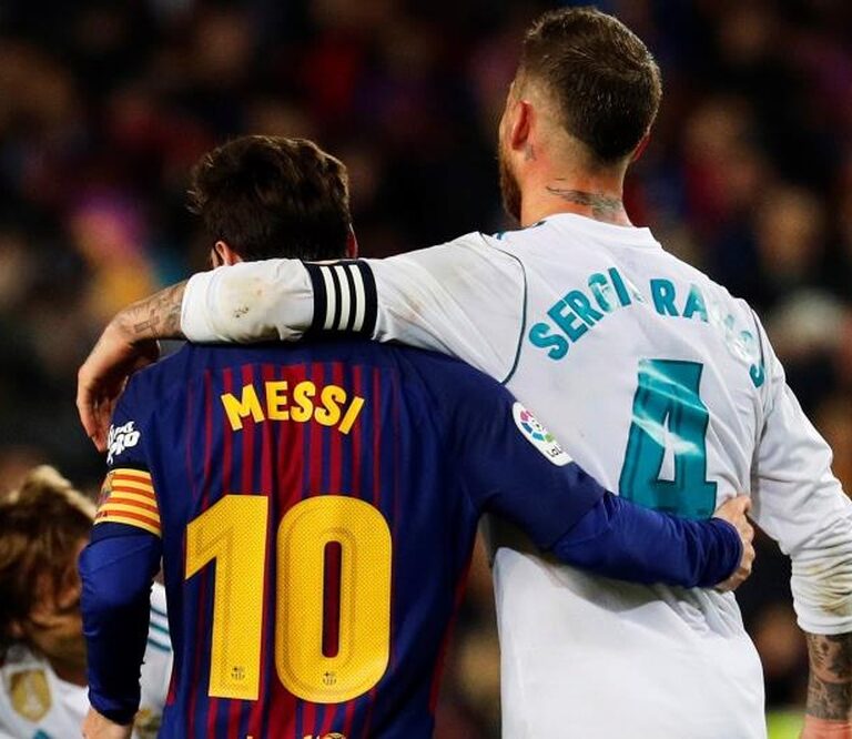 Messi y Sergio Ramos, de rivales a compañeros