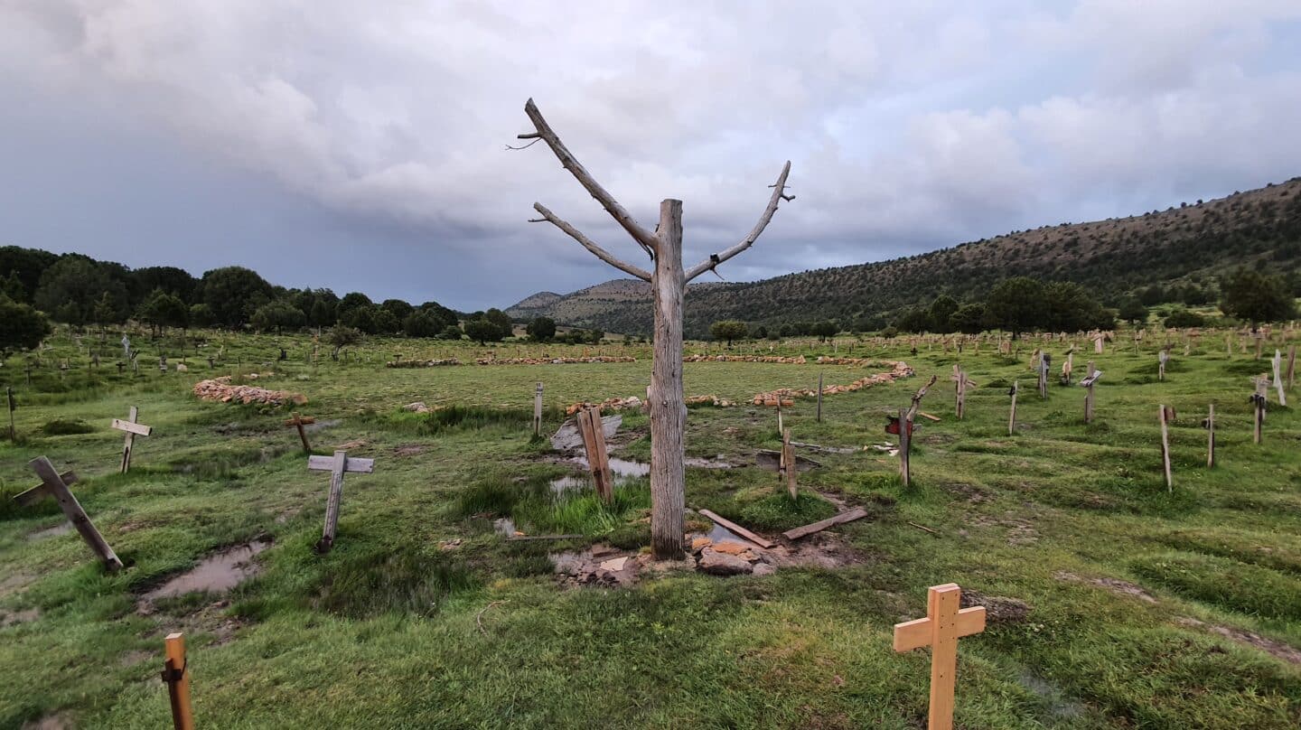 Cementerio Sad Hill, escenario de 'El bueno el feo y el malo'.