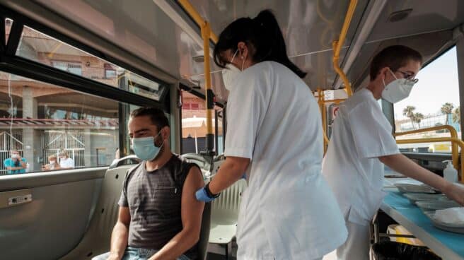 La "Vacuguagua" del Servicio Canario de Salud.