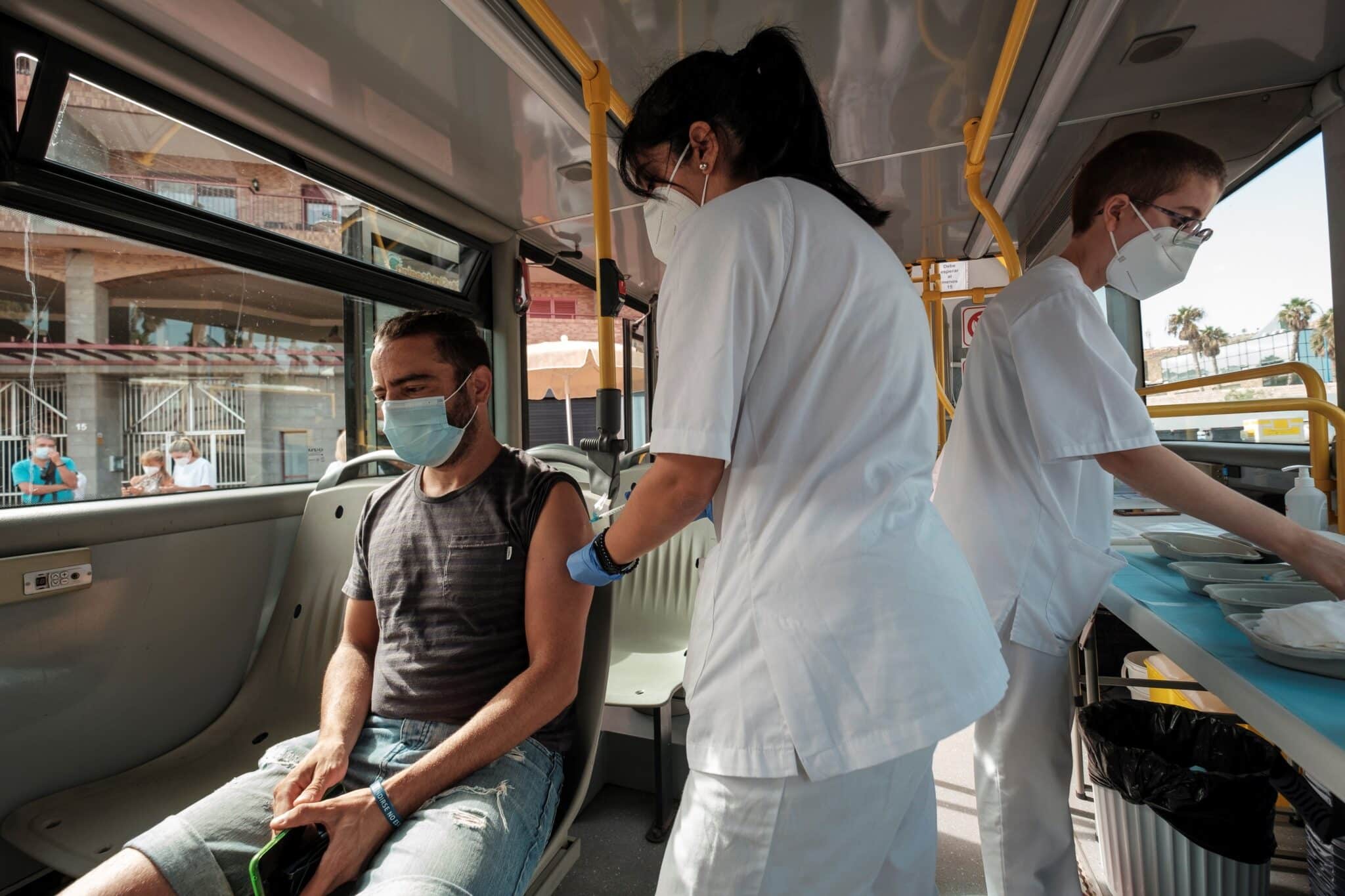 La "Vacuguagua" del Servicio Canario de Salud.