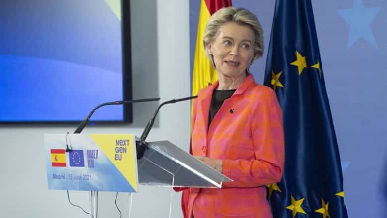 La presidenta de la Comisión Europea, Ursula von der Leyen.