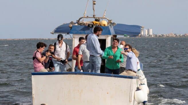 Iván Espinosa de los Monteros, en el Mar Menor.