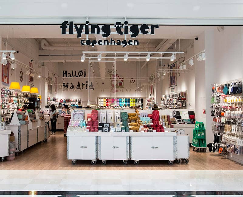 Tienda de Flying Tiger Copenhagen en el CC Plaza Río 2 de Madrid.