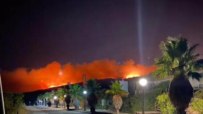Detenido el presunto autor del incendio forestal de La Línea de la Concepción