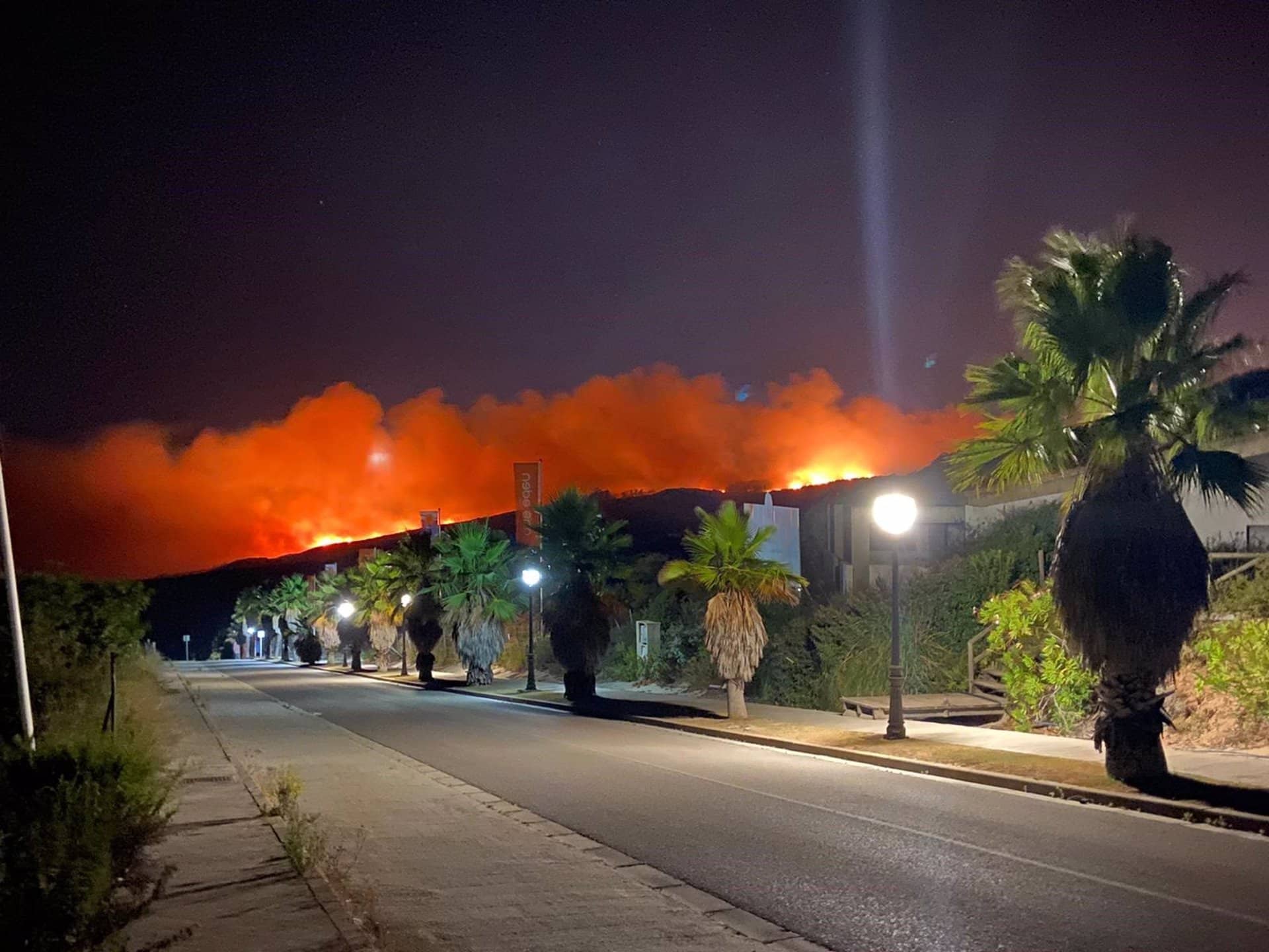 Detenido el presunto autor del incendio forestal de La Línea de la Concepción