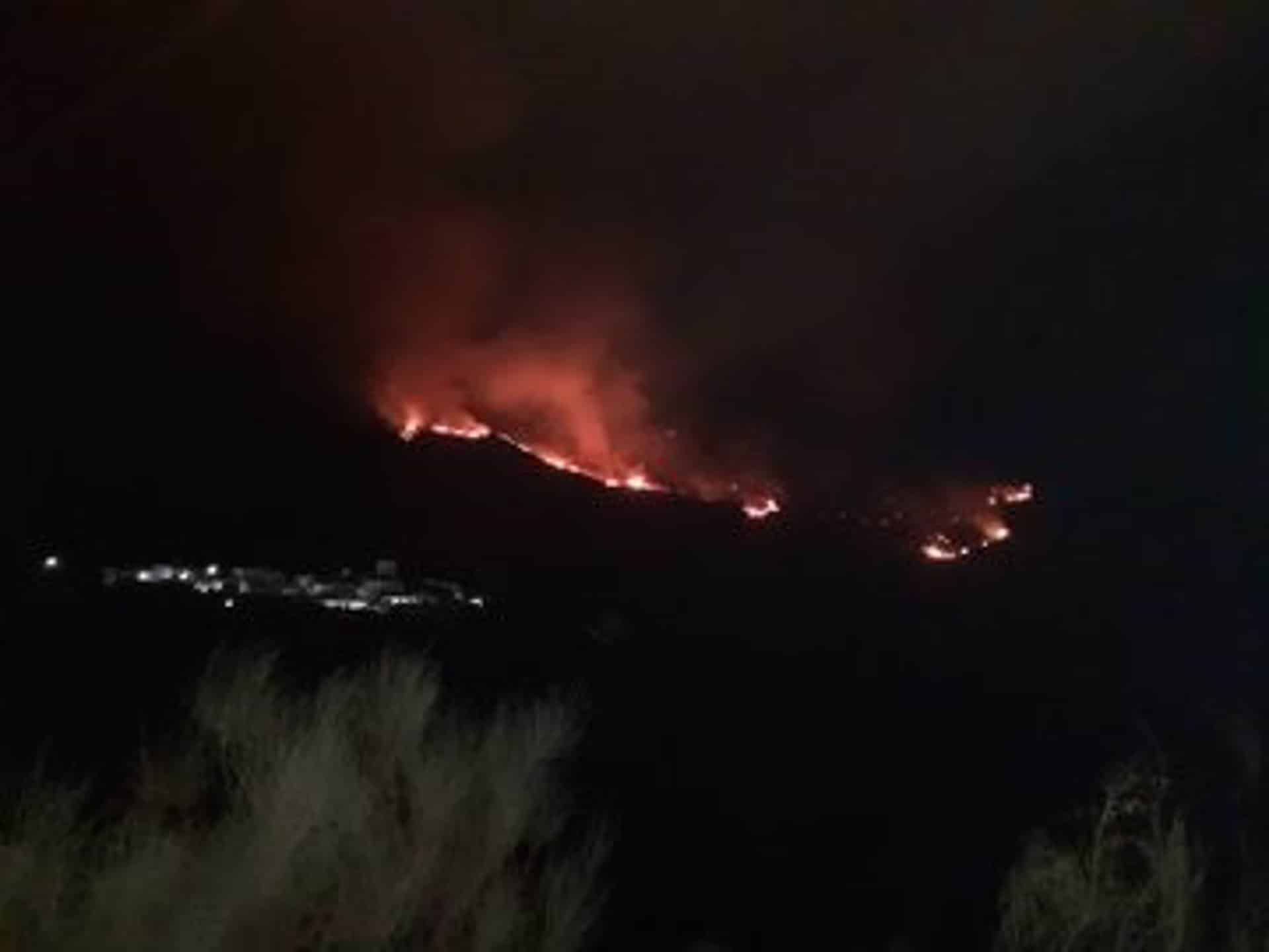 Declarado un incendio forestal en Almegíjar