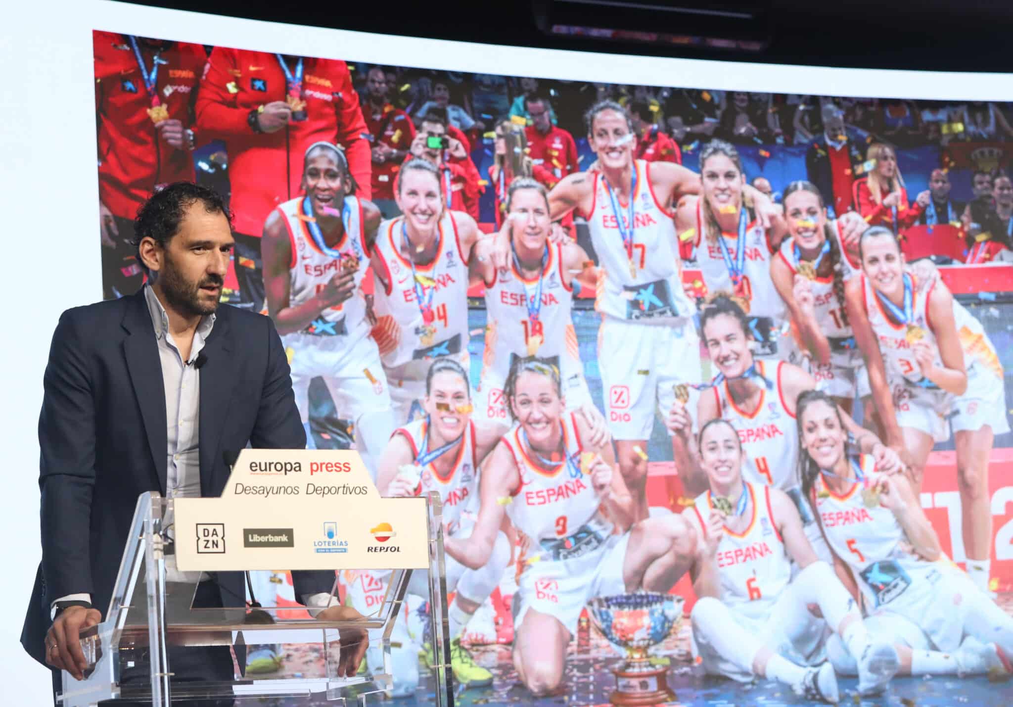 El presidente de la Federación Española de Baloncesto, Jorge Garbajosa