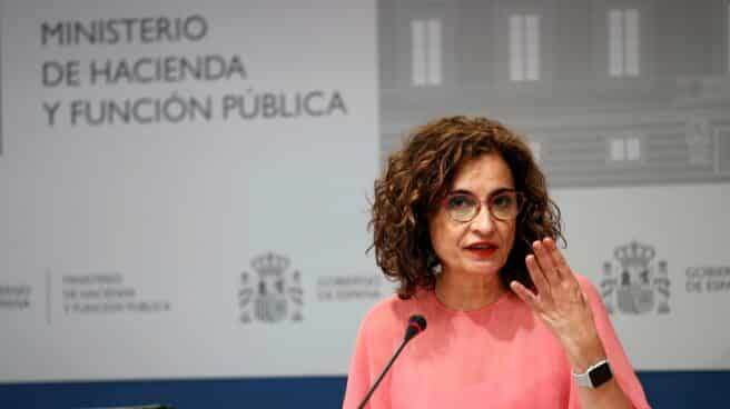 RUEDA DE PRENSA MARÍA JESÚS ,ONTERO La ministra de Hacienda, María Jesús Montero.