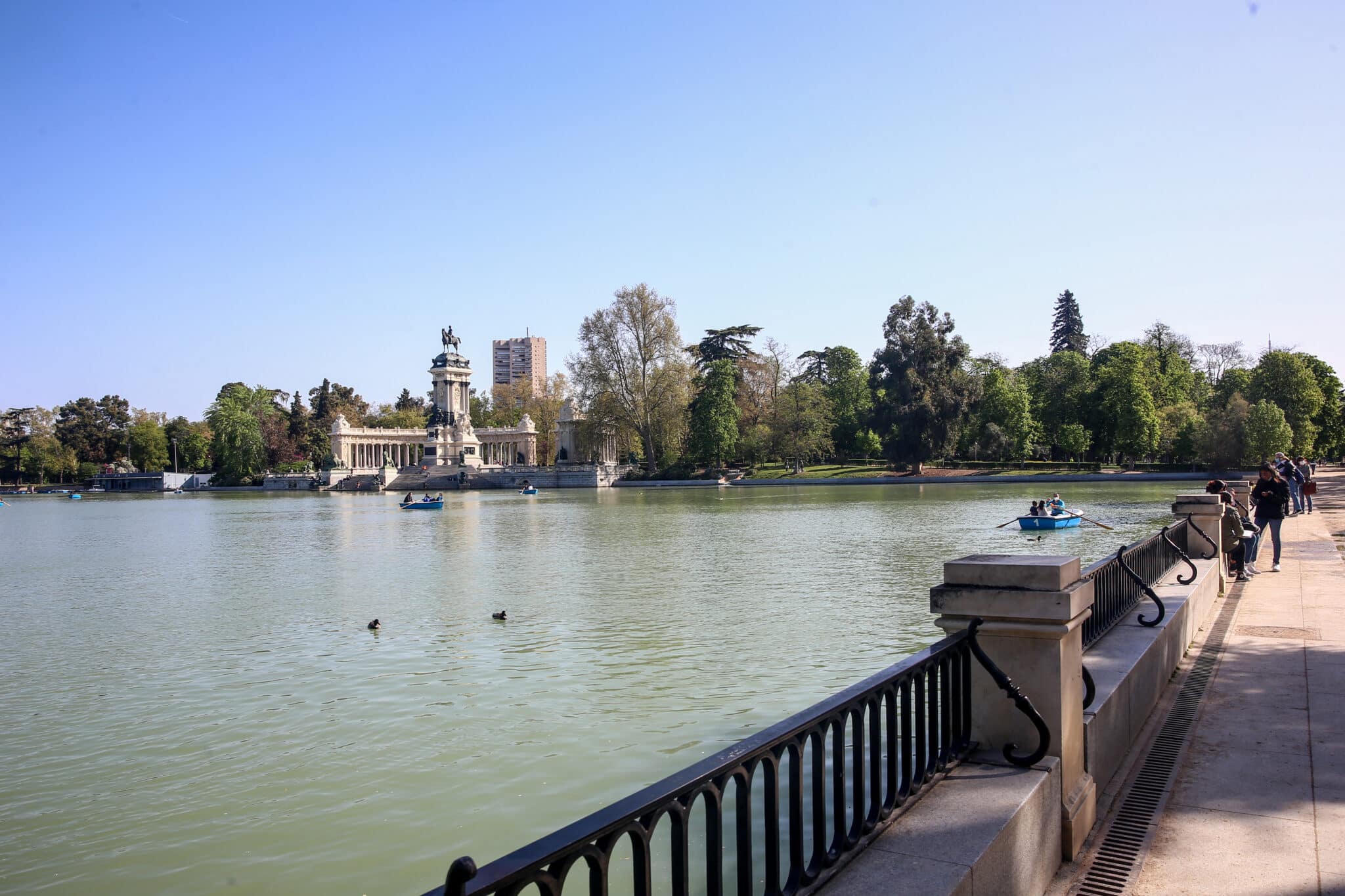 Parque de El Retiro, en Madrid.