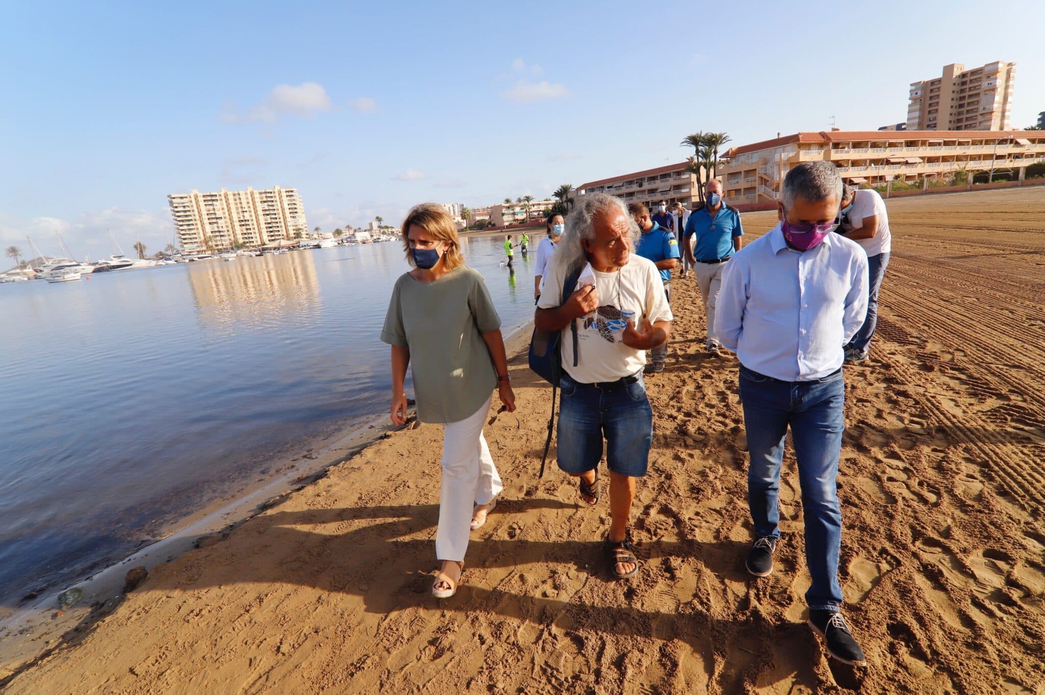 Ribera propone crear un "cinturón verde" en el entorno del Mar Menor