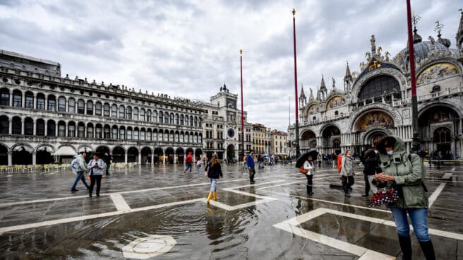 'Acqua alta' en Venecia durante octubre de 2020