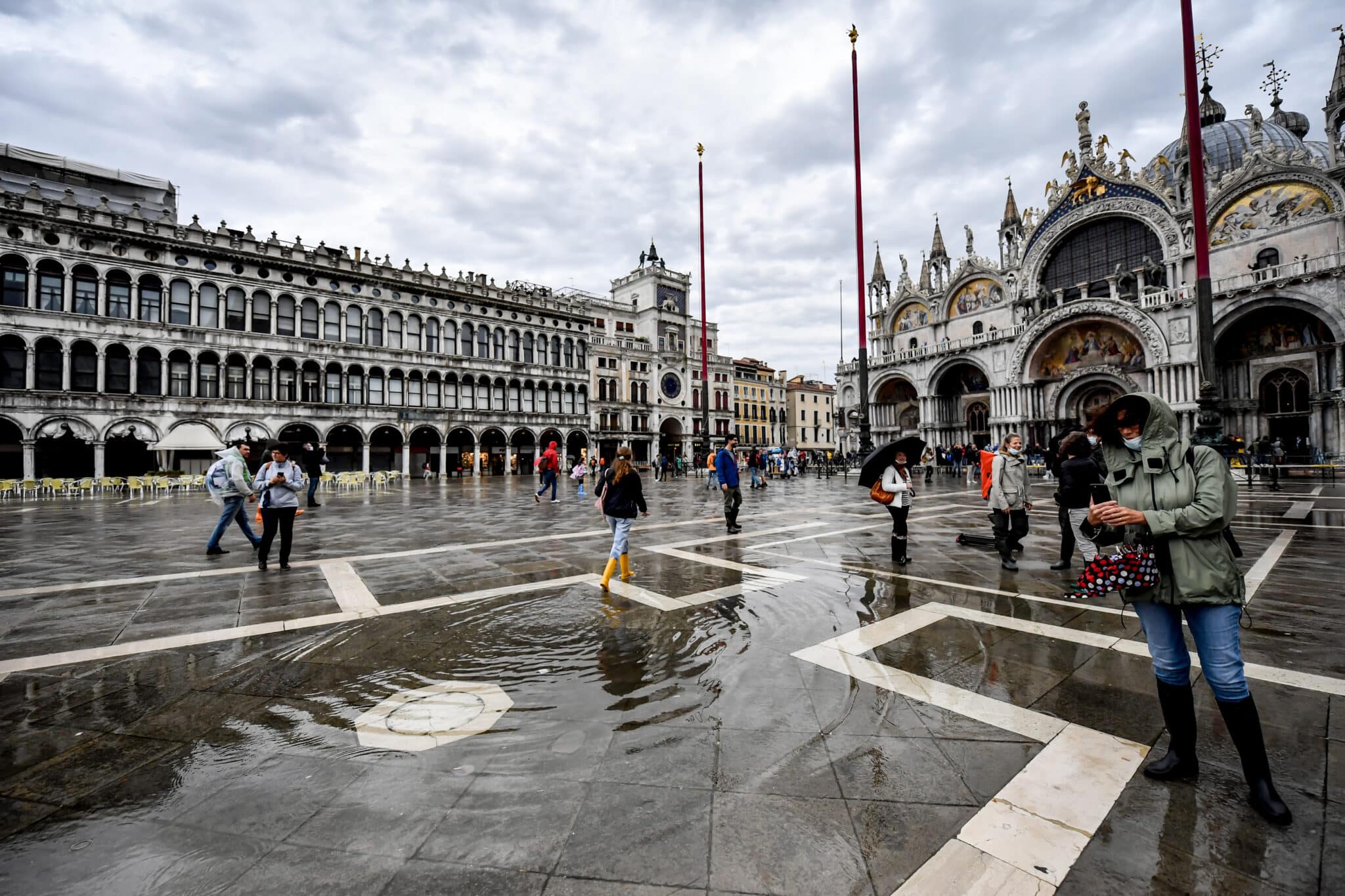 'Acqua alta' en Venecia durante octubre de 2020