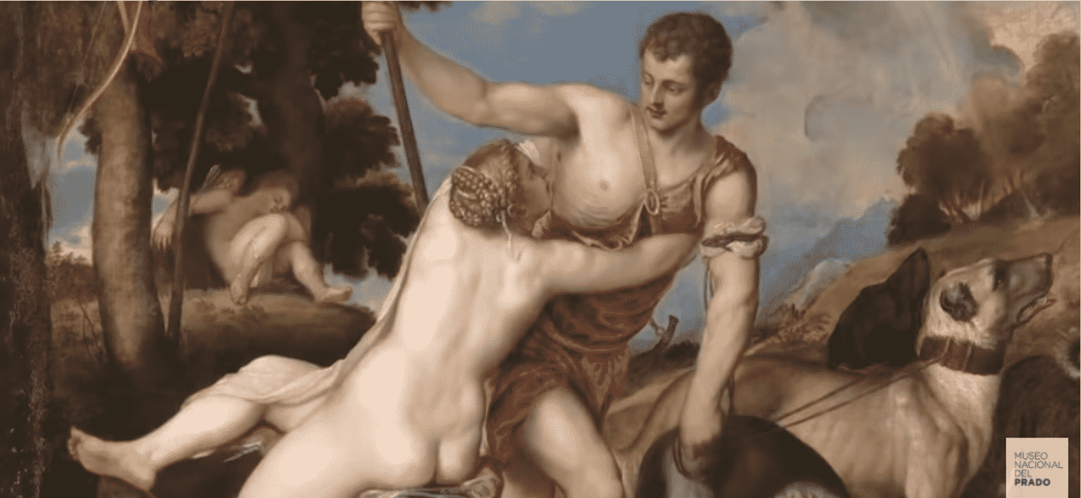 'Venus y Adonis', de Tiziano (1554)