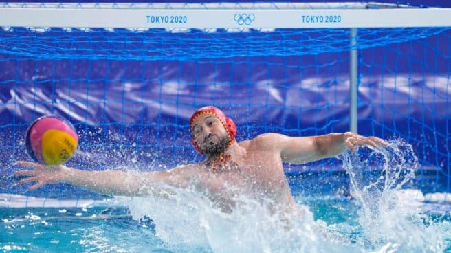 Dani Pinedo, en el partido por el bronce de los Juegos de Tokio