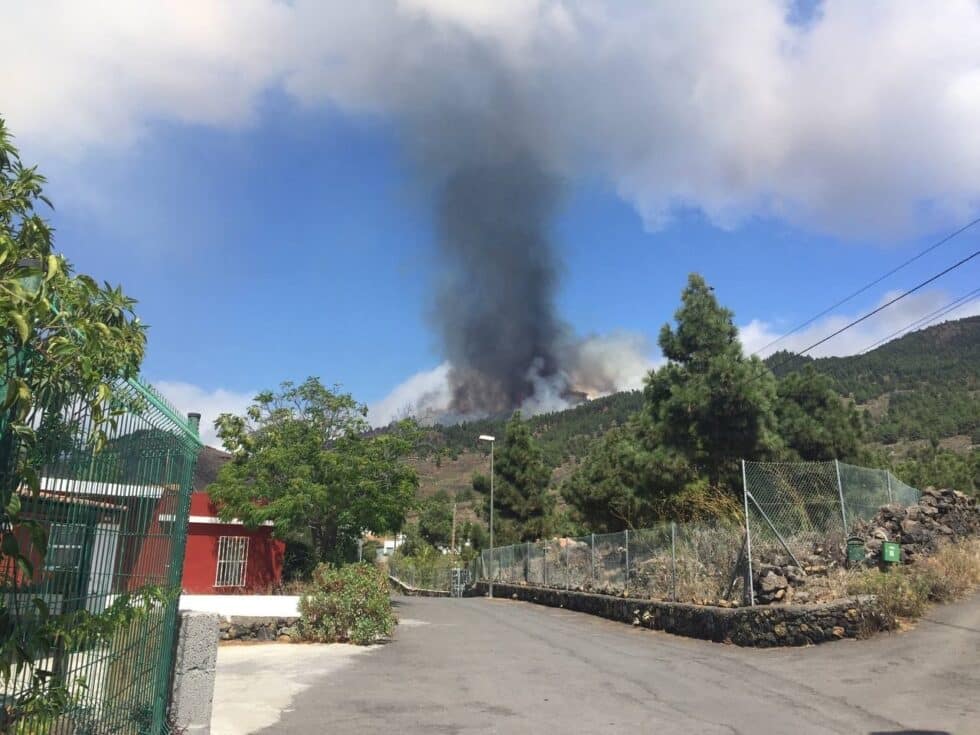 Erupción volcánica en la Cumbre Vieja de La Palma.