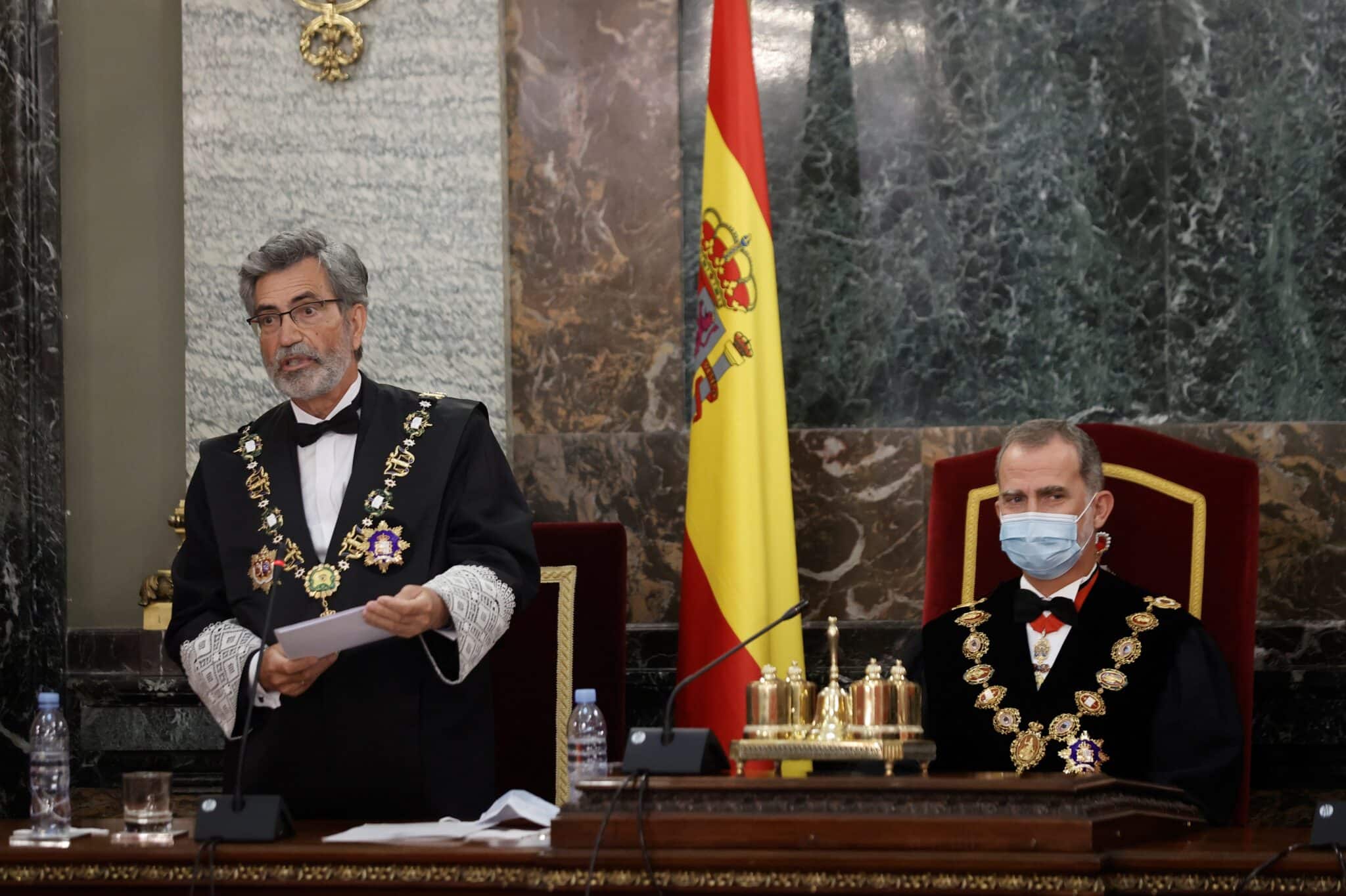 Lesmes y el Rey en la apertura del año judicial.