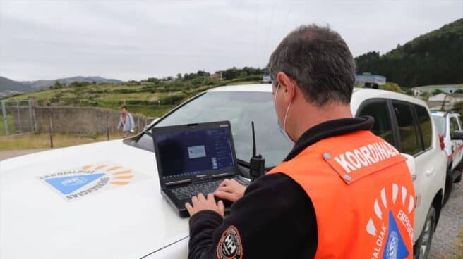 Coordinador del dispositivo de emergencias. Foto: Ertzaintza.