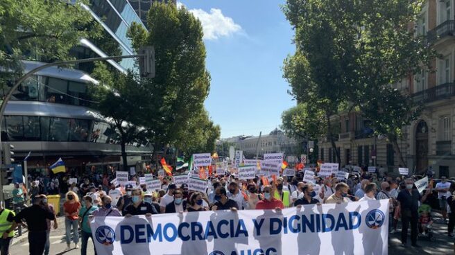 Manifestación en Madrid de AUGC Guardia Civil.