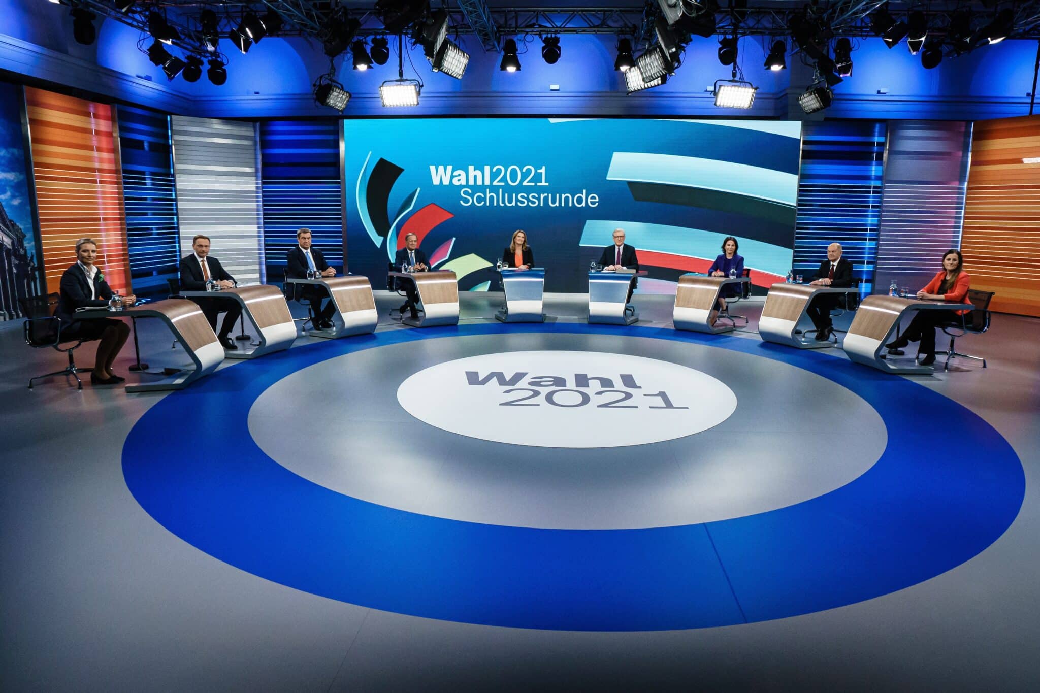 El último debate con siete candidatos en las elecciones alemanas