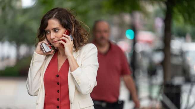 La presidenta de la Comunidad de Madrid, Isabel Díaz Ayuso, en Washington, EEUU.