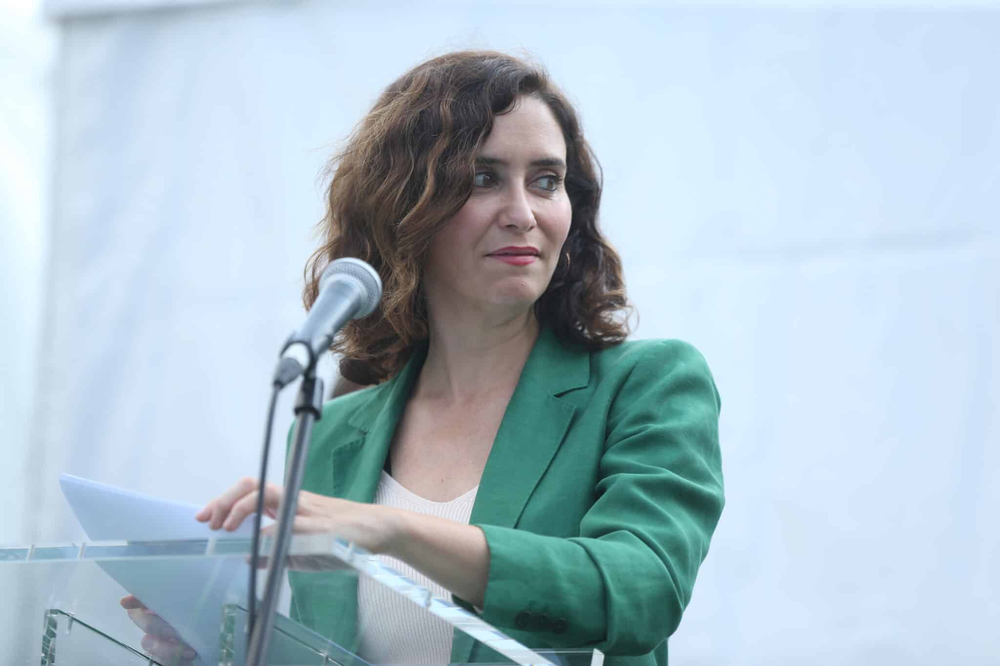 La presidenta de la Comunidad de Madrid, Isabel Díaz Ayuso.