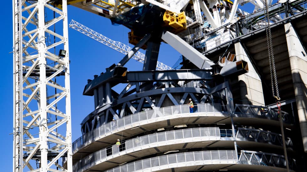 Las obras del Santiago Bernabéu