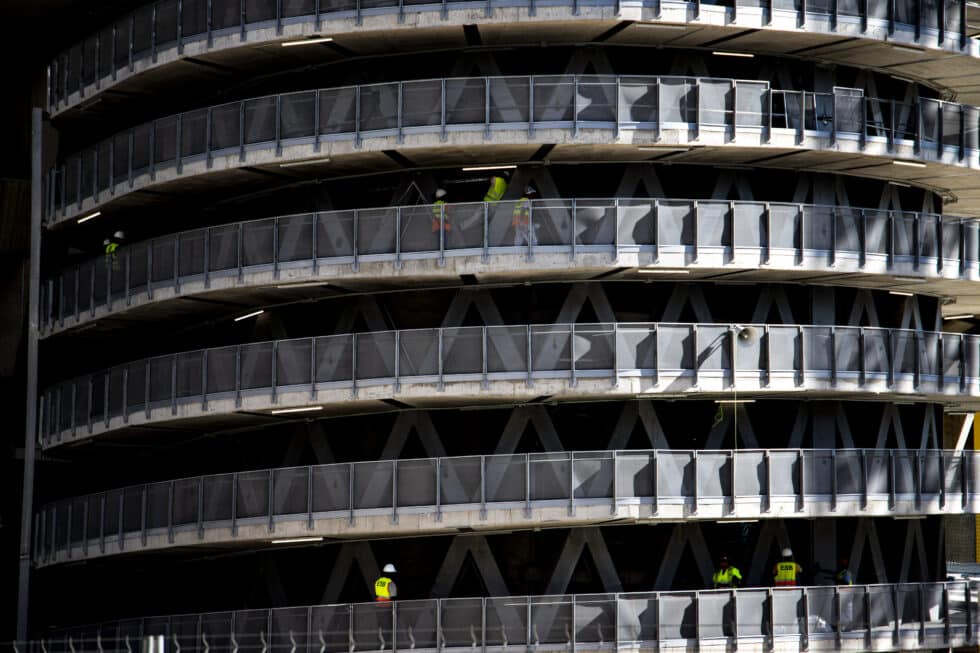 Las obras del Santiago Bernabéu