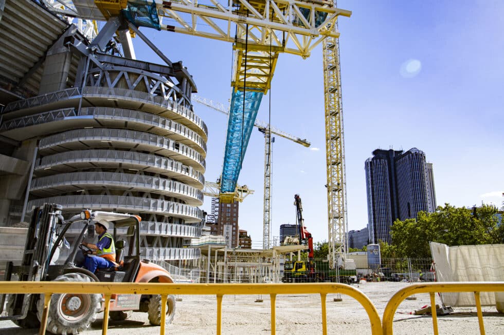 Las obras del Santiago Bernabéu