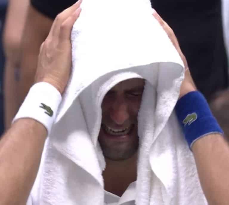 Las lágrimas de Djokovic tras perder una oportunidad histórica en el US Open