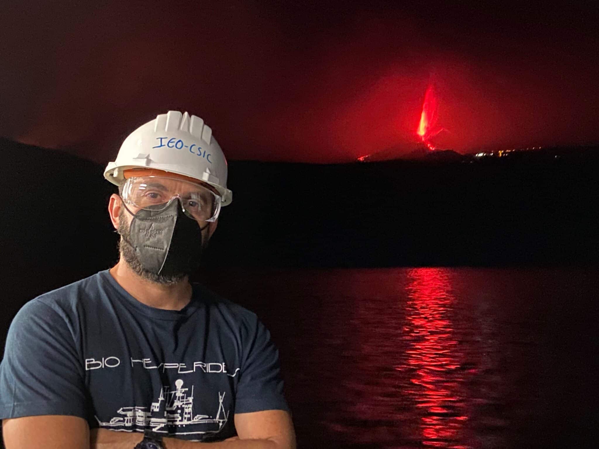 Eugenio Fraile Nuez, jefe de la misión del Instituto Español de Oceanografía (IEO)-CSIC en La Palma.