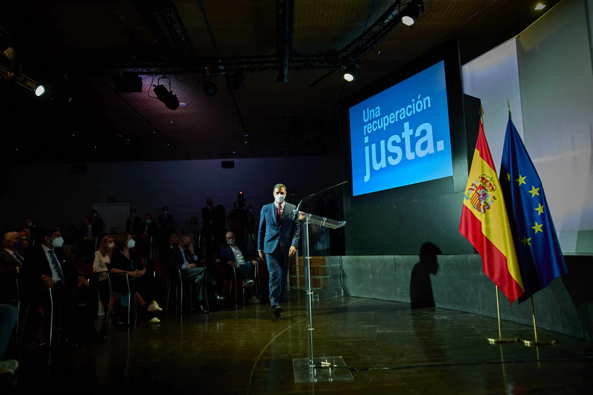 Pedro Sánchez, en Casa América.