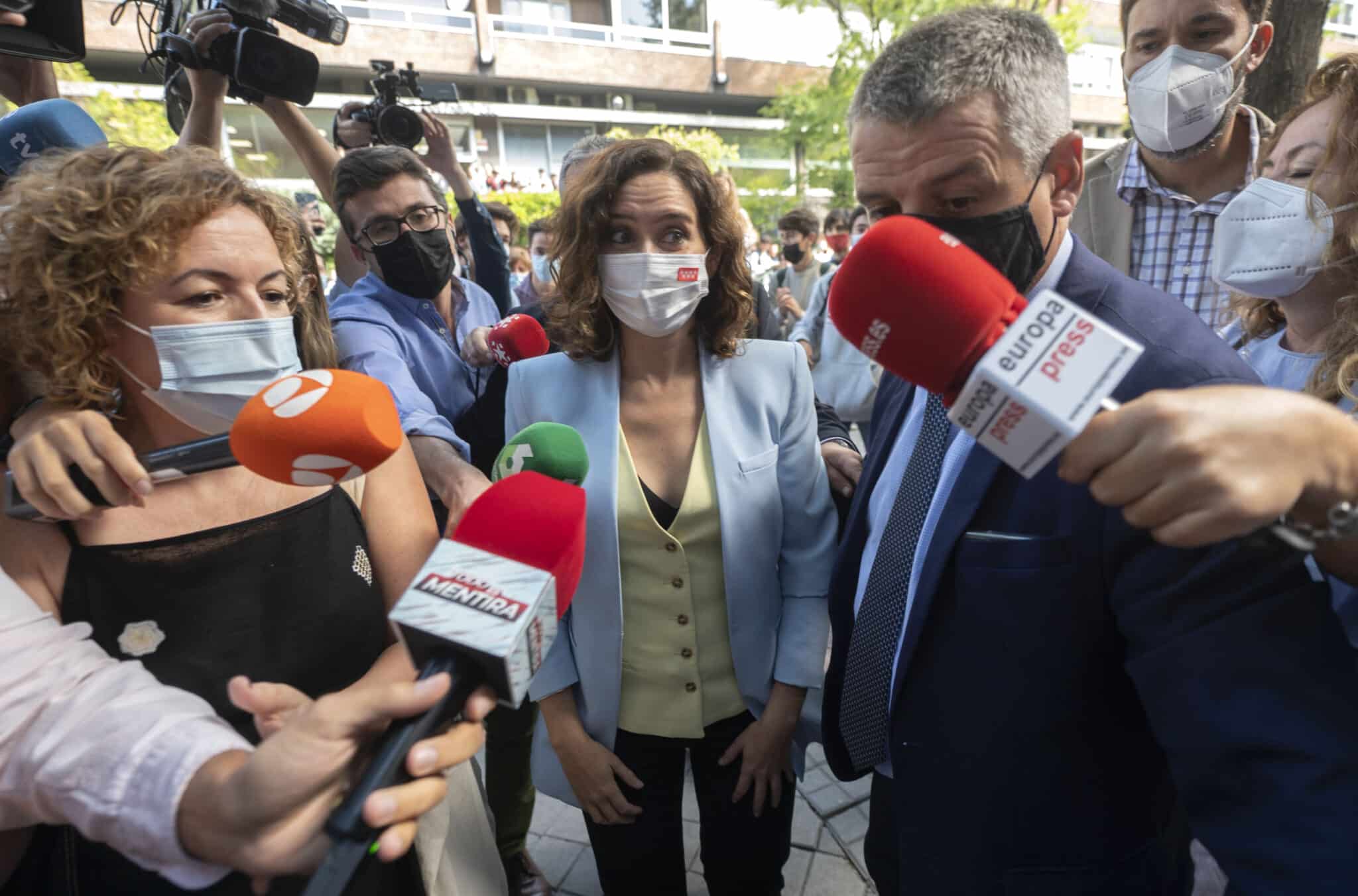 La presidenta de la Comunidad de Madrid, Isabel Díaz Ayuso.