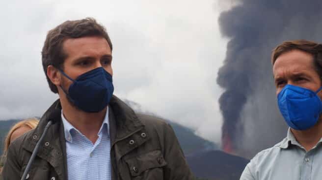 Pablo Casado, en La Palma.