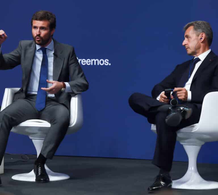 Sarkozy, padre o tito sospechoso de Casado